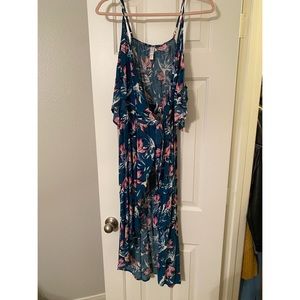 Floral high low dress